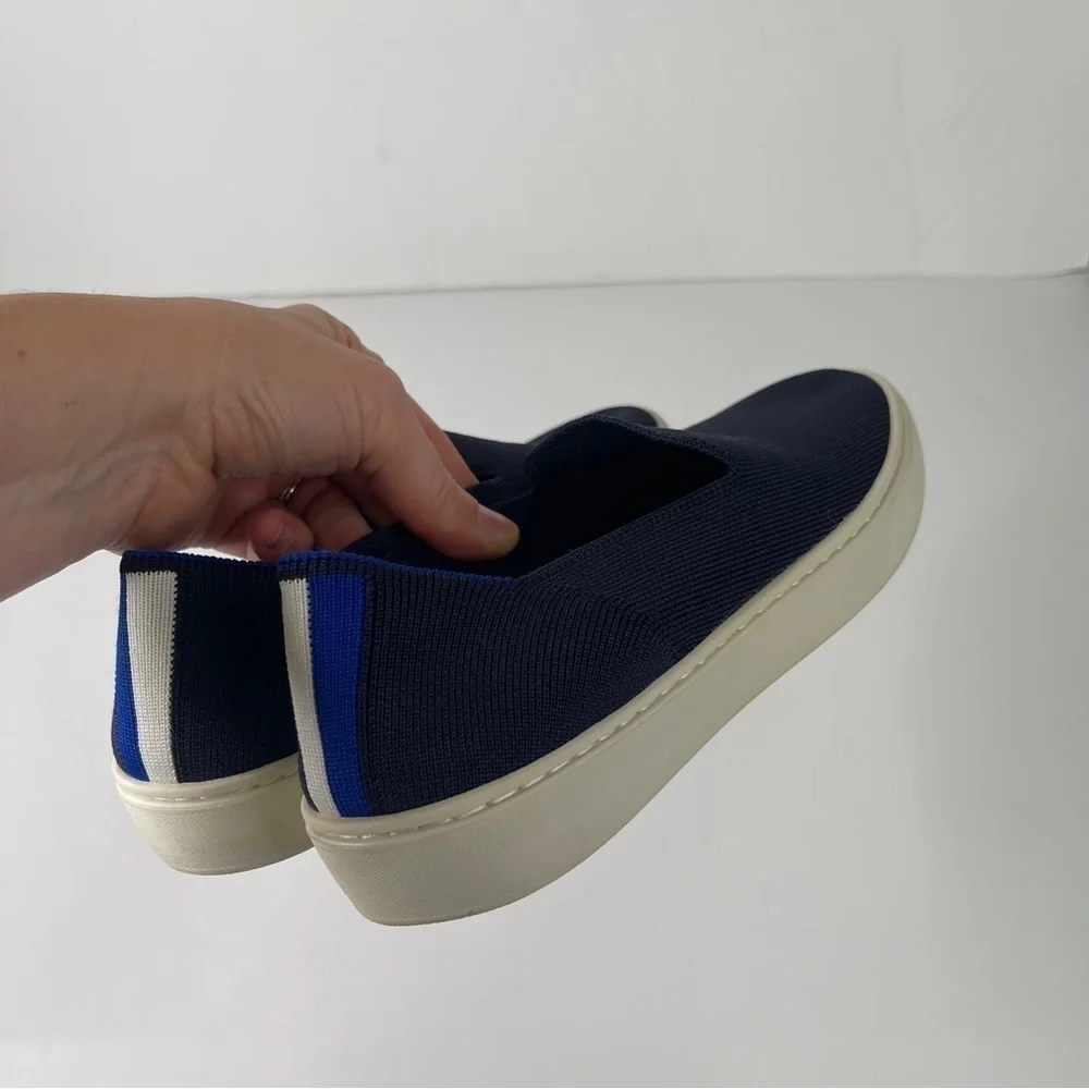 Rothy's The Original Slip On Sneaker Navy Blue Size 8
